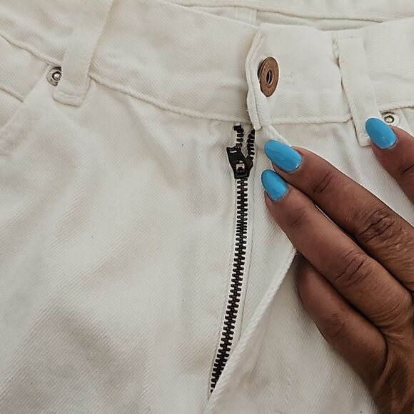 Zara Men's Straight Leg Denim Jean White 31 - Picture 6 of 16